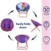 image:imageIdea Nuova Disney Star Wars The Mandalorian Grogu aka The Child Toddler 19 Folding Saucer Chair with Cushion Polyester Ages 3Trolls Purple