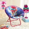 image:imageIdea Nuova Disney Star Wars The Mandalorian Grogu aka The Child Toddler 19 Folding Saucer Chair with Cushion Polyester Ages 3Trolls Purple