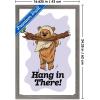 image:imageStar Wars Classic Humor  Ewok Hang In There Wall Poster 34L x 224W Premium Unframed VersionBarnwood Framed Version