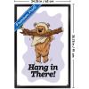 image:imageStar Wars Classic Humor  Ewok Hang In There Wall Poster 34L x 224W Premium Unframed VersionBlack Framed Version