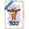 image:imageStar Wars Classic Humor  Ewok Hang In There Wall Poster 34L x 224W Premium Unframed VersionBlonde Framed Version