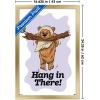 image:imageStar Wars Classic Humor  Ewok Hang In There Wall Poster 34L x 224W Premium Unframed VersionGold Framed Version