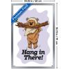 image:imageStar Wars Classic Humor  Ewok Hang In There Wall Poster 34L x 224W Premium Unframed VersionSilver Framed Version