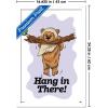 image:imageStar Wars Classic Humor  Ewok Hang In There Wall Poster 34L x 224W Premium Unframed VersionWhite Framed Version
