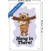 image:imageStar Wars Classic Humor  Ewok Hang In There Wall Poster 34L x 224W Premium Unframed VersionWhite Framed Version