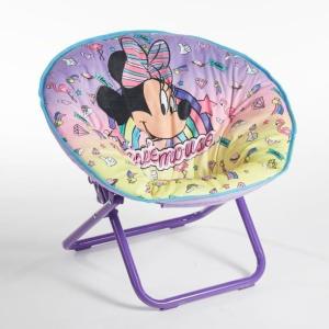 image:imageIdea Nuova Disney Star Wars The Mandalorian Grogu aka The Child Toddler 19 Folding Saucer Chair with Cushion Polyester Ages 3Minnie Mouse Purple