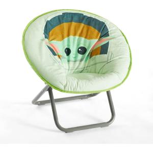 image:imageIdea Nuova Disney Star Wars The Mandalorian Grogu aka The Child Toddler 19 Folding Saucer Chair with Cushion Polyester Ages 3Star Wars  the Mandalorian