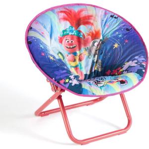 image:imageIdea Nuova Disney Star Wars The Mandalorian Grogu aka The Child Toddler 19 Folding Saucer Chair with Cushion Polyester Ages 3Trolls Purple