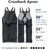 image:imagehedley amp bennett Crossback Apron Collection  Adjustable Chef Aprons with 3 Pockets for Cooking and Grilling STAR WARS Darth VaderAbalone Black