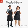image:imagehedley amp bennett Crossback Apron Collection  Adjustable Chef Aprons with 3 Pockets for Cooking and Grilling STAR WARS Darth VaderAbalone Black
