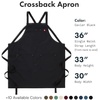 image:imagehedley amp bennett Crossback Apron Collection  Adjustable Chef Aprons with 3 Pockets for Cooking and Grilling STAR WARS Darth VaderCaviar