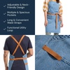 image:imagehedley amp bennett Crossback Apron Collection  Adjustable Chef Aprons with 3 Pockets for Cooking and Grilling STAR WARS Darth VaderCedar Blue