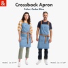 image:imagehedley amp bennett Crossback Apron Collection  Adjustable Chef Aprons with 3 Pockets for Cooking and Grilling STAR WARS Darth VaderCedar Blue