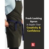 image:imagehedley amp bennett Crossback Apron Collection  Adjustable Chef Aprons with 3 Pockets for Cooking and Grilling STAR WARS Darth VaderDenver Brown
