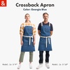 image:imagehedley amp bennett Crossback Apron Collection  Adjustable Chef Aprons with 3 Pockets for Cooking and Grilling STAR WARS Darth VaderGeorgia Blue