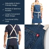 image:imagehedley amp bennett Crossback Apron Collection  Adjustable Chef Aprons with 3 Pockets for Cooking and Grilling STAR WARS Darth VaderGeorgia Blue