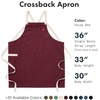 image:imagehedley amp bennett Crossback Apron Collection  Adjustable Chef Aprons with 3 Pockets for Cooking and Grilling STAR WARS Darth VaderHouse Red