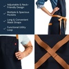 image:imagehedley amp bennett Crossback Apron Collection  Adjustable Chef Aprons with 3 Pockets for Cooking and Grilling STAR WARS Darth VaderMidnight Blue