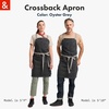image:imagehedley amp bennett Crossback Apron Collection  Adjustable Chef Aprons with 3 Pockets for Cooking and Grilling STAR WARS Darth VaderOyster Gray