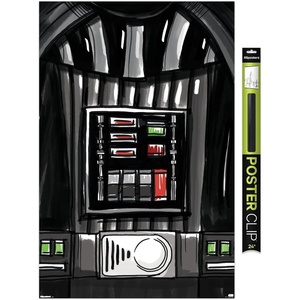 image:imageStar Wars Kids Sketch  Darth Vader Chest Panel Wall Poster 34L x 224W Premium Unframed VersionPremium Poster  Clip Bundle