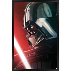 image:imageStar Wars Saga  Darth Vader Lightsaber Glow Wall Poster 34L x 224W Premium Unframed VersionBlack Framed Version