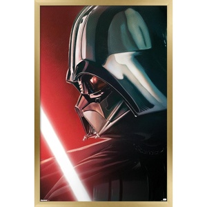image:imageStar Wars Saga  Darth Vader Lightsaber Glow Wall Poster 34L x 224W Premium Unframed VersionGold Framed Version