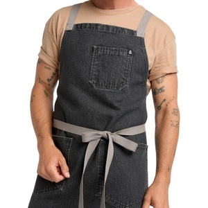 image:imagehedley amp bennett Crossback Apron Collection  Adjustable Chef Aprons with 3 Pockets for Cooking and Grilling STAR WARS Darth VaderOyster Gray