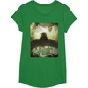image:imageStar Wars The Mandalorian and Grogu Movie Meditating Poster TShirtKelly Green