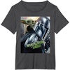 image:imageStar Wars The Mandalorian and Grogu Official Movie Poster TShirtDark Heather Grey