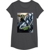 image:imageStar Wars The Mandalorian and Grogu Official Movie Poster TShirtDark Heather Grey