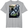 image:imageStar Wars The Mandalorian and Grogu Official Movie Poster TShirtHeather Grey