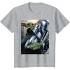 image:imageStar Wars The Mandalorian and Grogu Official Movie Poster TShirtHeather Grey