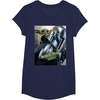 image:imageStar Wars The Mandalorian and Grogu Official Movie Poster TShirtNavy Blue