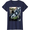 image:imageStar Wars The Mandalorian and Grogu Official Movie Poster TShirtNavy Blue