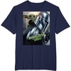 image:imageStar Wars The Mandalorian and Grogu Official Movie Poster TShirtNavy Blue