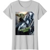 image:imageStar Wars The Mandalorian and Grogu Official Movie Poster TShirtSilver Grey
