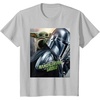 image:imageStar Wars The Mandalorian and Grogu Official Movie Poster TShirtSilver Grey