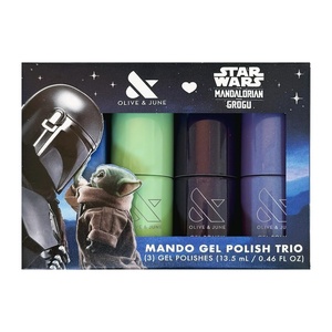 image:imageOlive amp June Gel Nail Polish  Star Wars The Mandalorian amp Grogu  UV LED Nail Lamp Needed  Long Lasting Up to 21 Days of Wear  DamageFree SalonQuality Manicure Pedicure  Mando Gel Polish TrioSet of 3