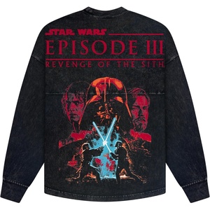 image:imageSpirit Jersey STAR WARS Official Disney Star Wars Collection Long Sleeve Oversized Pullover Shirt Unisex 100 CottonEpisode III  Revenge of the Sith