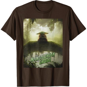 image:imageStar Wars The Mandalorian and Grogu Movie Meditating Poster TShirtBrown