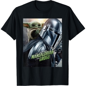 image:imageStar Wars The Mandalorian and Grogu Official Movie Poster TShirtBlack