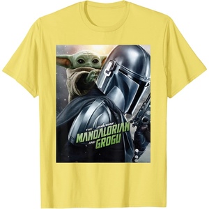 image:imageStar Wars The Mandalorian and Grogu Official Movie Poster TShirtLemon Yellow