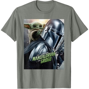 image:imageStar Wars The Mandalorian and Grogu Official Movie Poster TShirtOlive Heather