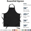 image:imagehedley amp bennett Essential Apron  Professional Chef Apron with Pockets amp Adjustable Bib Strap for Cooking amp GrillingAbalone Black