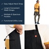 image:imagehedley amp bennett Essential Apron  Professional Chef Apron with Pockets amp Adjustable Bib Strap for Cooking amp GrillingAbalone Black