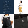 image:imagehedley amp bennett Essential Apron  Professional Chef Apron with Pockets amp Adjustable Bib Strap for Cooking amp GrillingChar Gray