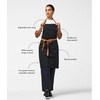 image:imagehedley amp bennett Essential Apron  Professional Chef Apron with Pockets amp Adjustable Bib Strap for Cooking amp GrillingHouse Red