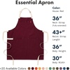 image:imagehedley amp bennett Essential Apron  Professional Chef Apron with Pockets amp Adjustable Bib Strap for Cooking amp GrillingHouse Red