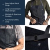 image:imagehedley amp bennett Essential Apron  Professional Chef Apron with Pockets amp Adjustable Bib Strap for Cooking amp GrillingJack Navy