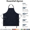 image:imagehedley amp bennett Essential Apron  Professional Chef Apron with Pockets amp Adjustable Bib Strap for Cooking amp GrillingJack Navy